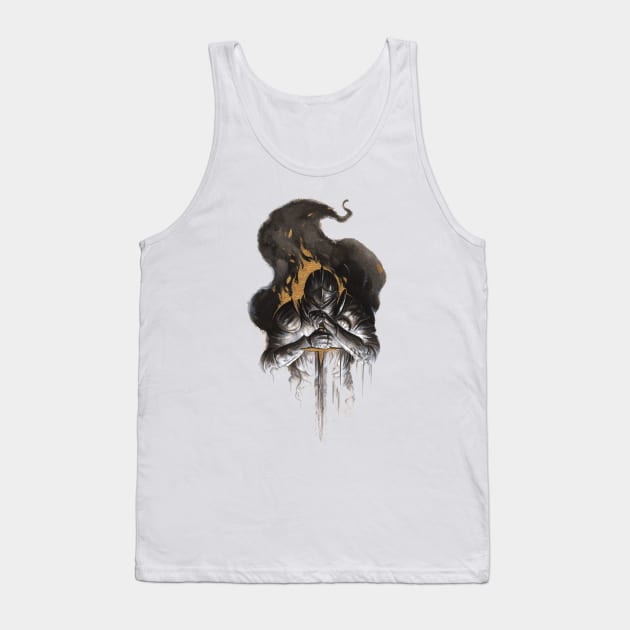 Tempered Tank Top by Mikemanoart